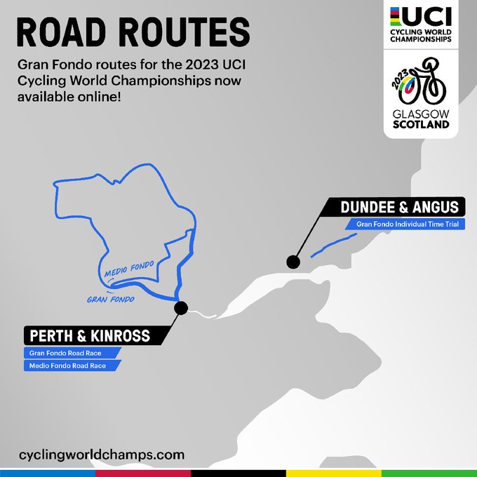 Route map for Gran Fondo