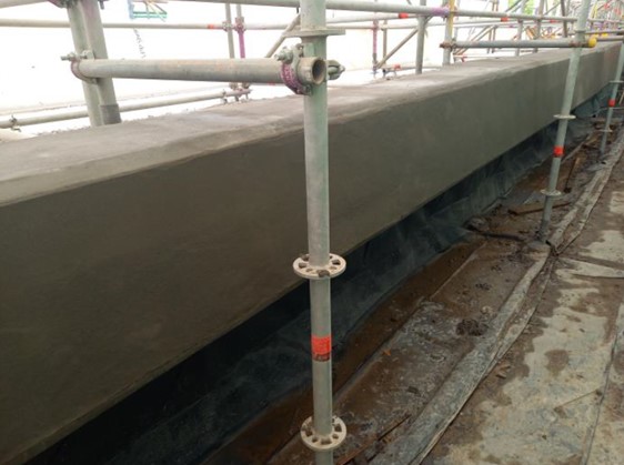 M8 Junction 3 Repaired Edge Beam