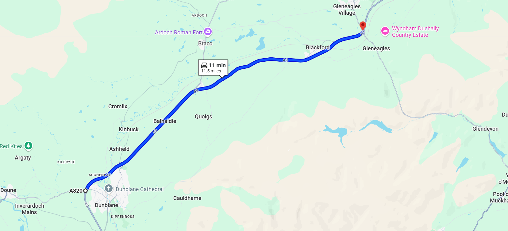 A9 Kinbuck To Greenloaning 