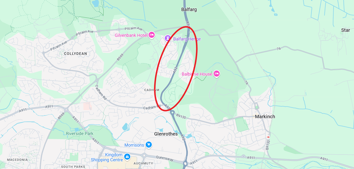 A92 Tullis Russell and Tofthill Roadworks