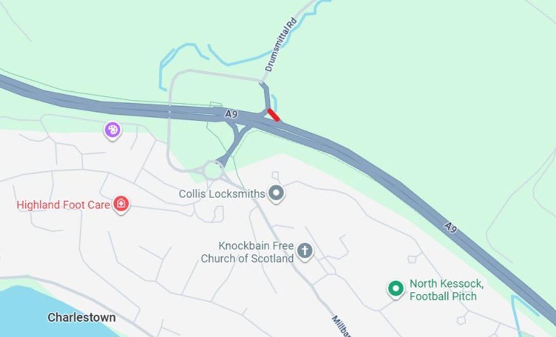 A9 Slip Road Charleston 