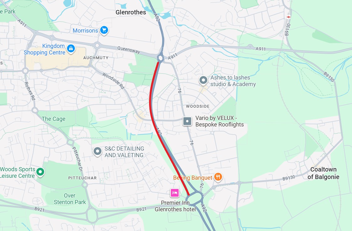 A92 Glenrothes Overnight Roadworks