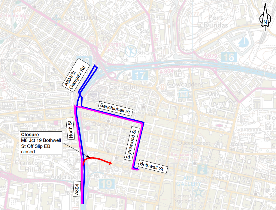 M8 Bothwell Street Diversion 