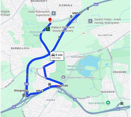 M80 Junction 2 Investigation Works