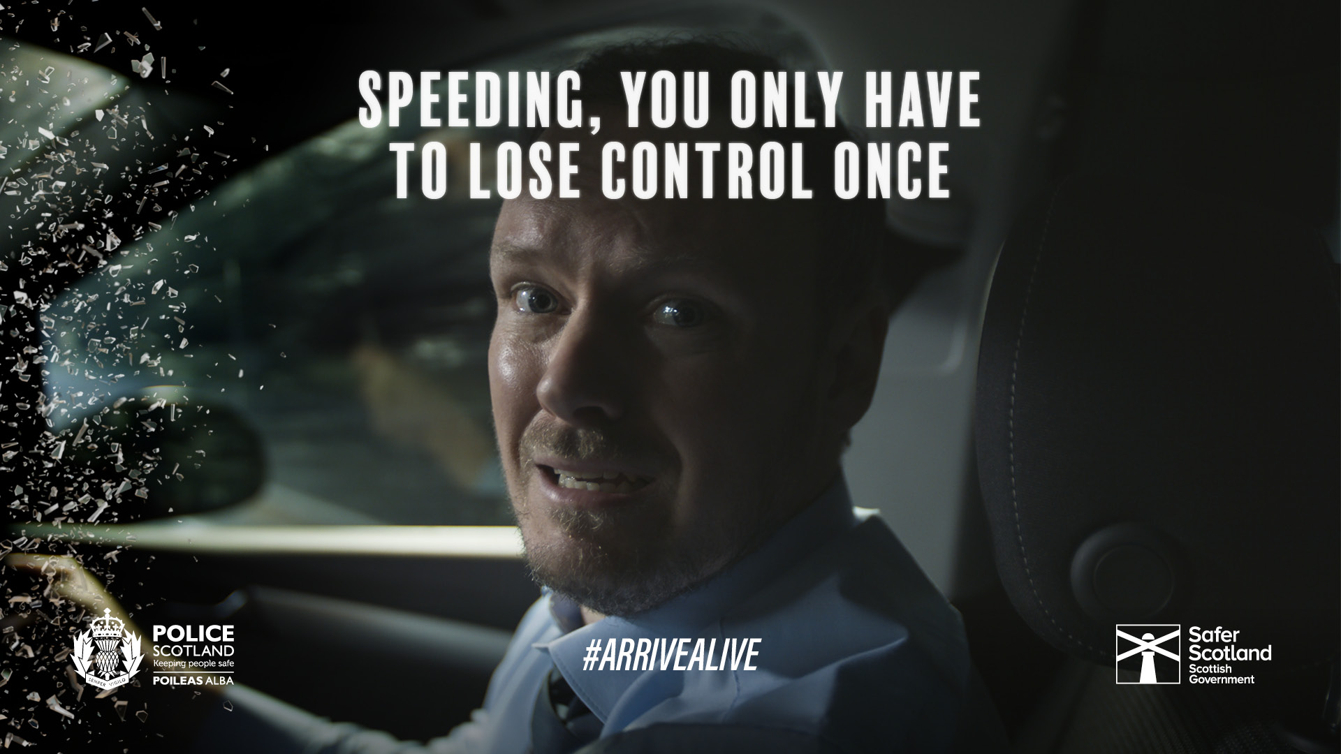 Speeding campaign poster