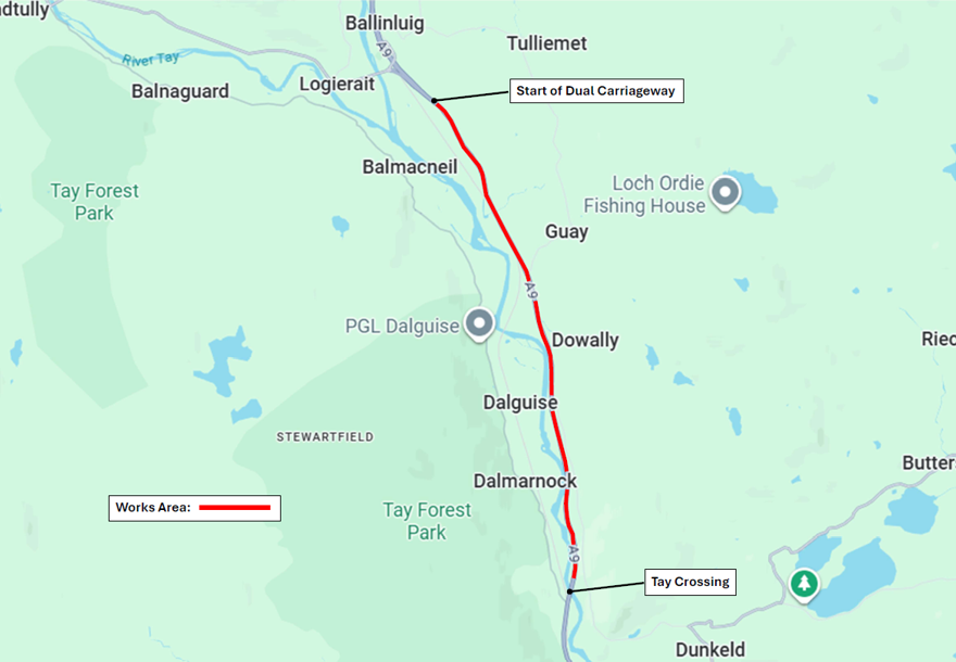 A9 Dualling Tay Crossing to Ballinluig