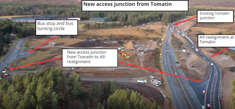 Tomatin to Moy Bus Stop Relocation