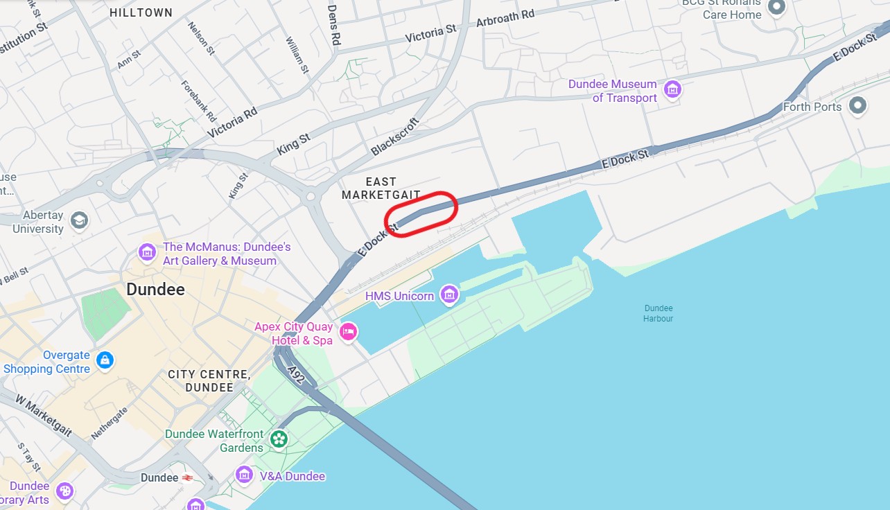 A92 East Dock Street Traffic Lights