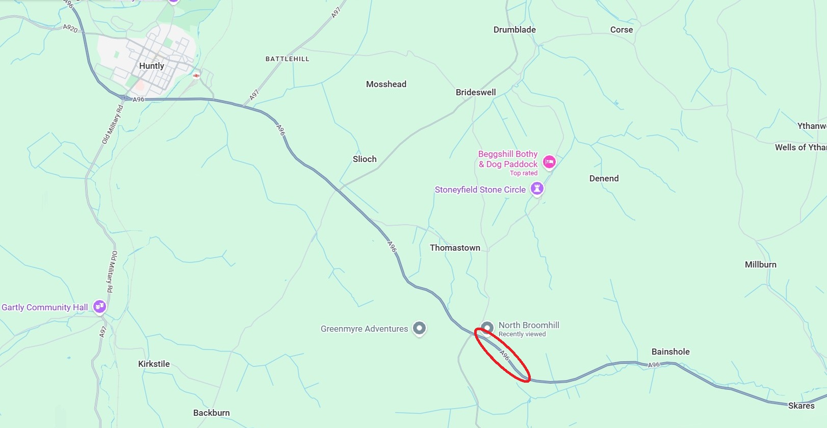 A96 Burn Of Lipsden Resurfacing Works 