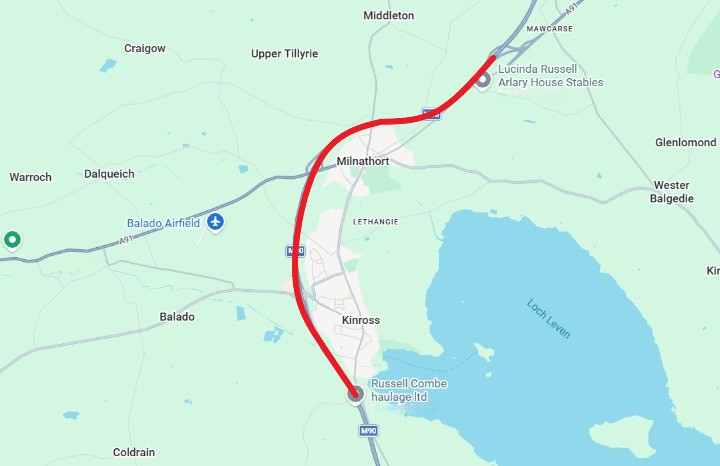 M90 Kinross and Milnathort Roadworks 