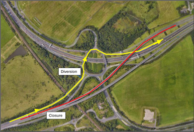 St James' Viaduct Diversion Route