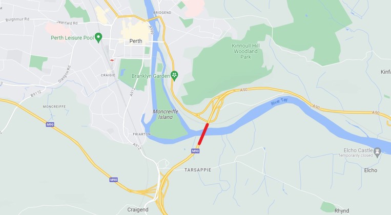Friarton Bridge Roadworks 