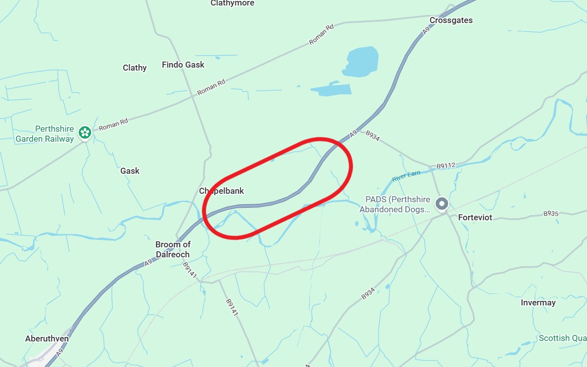 A9 between Aberuthven and Crossgates