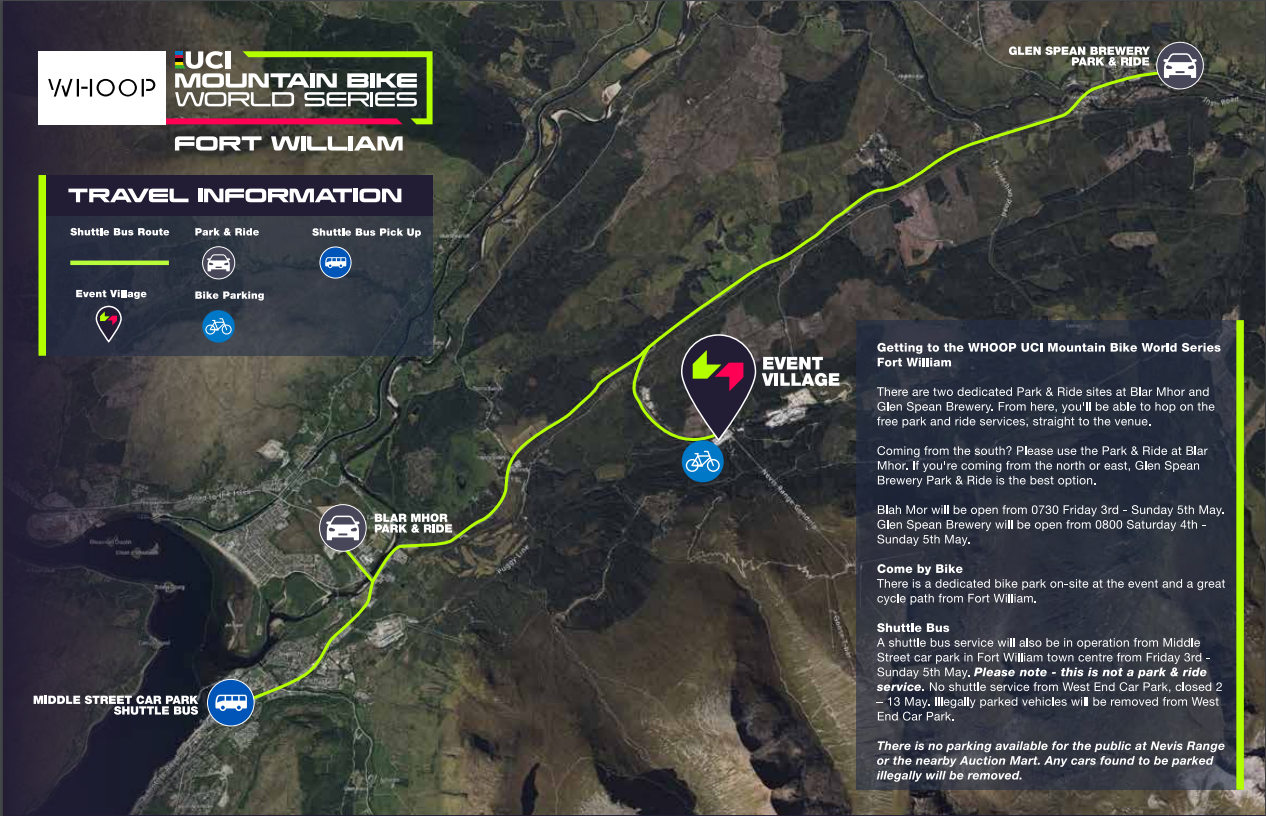 WHOOP UCI event Map